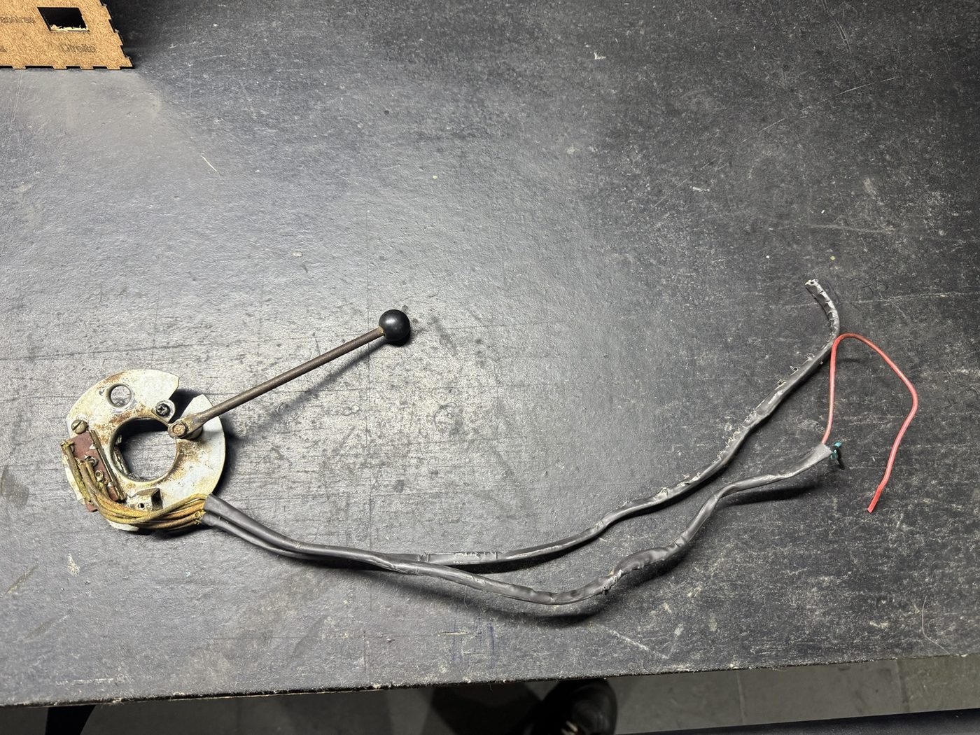 Old electrical component before restoration