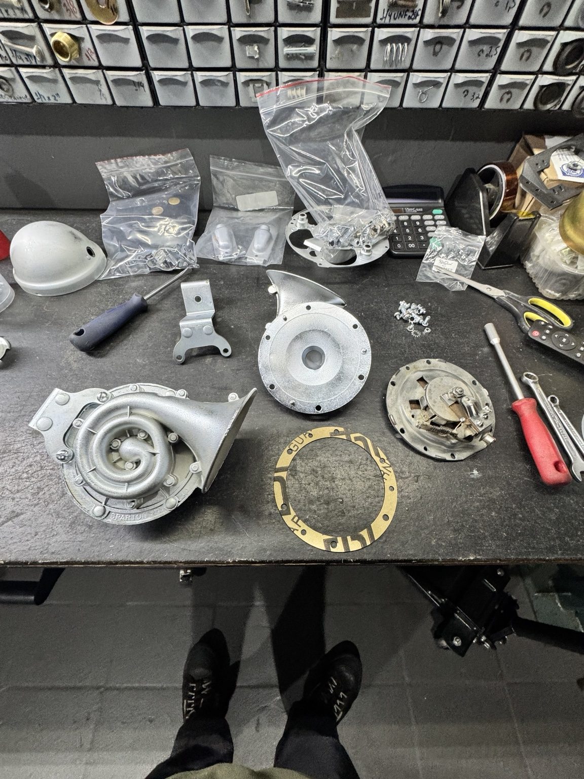 Technical bench assembly